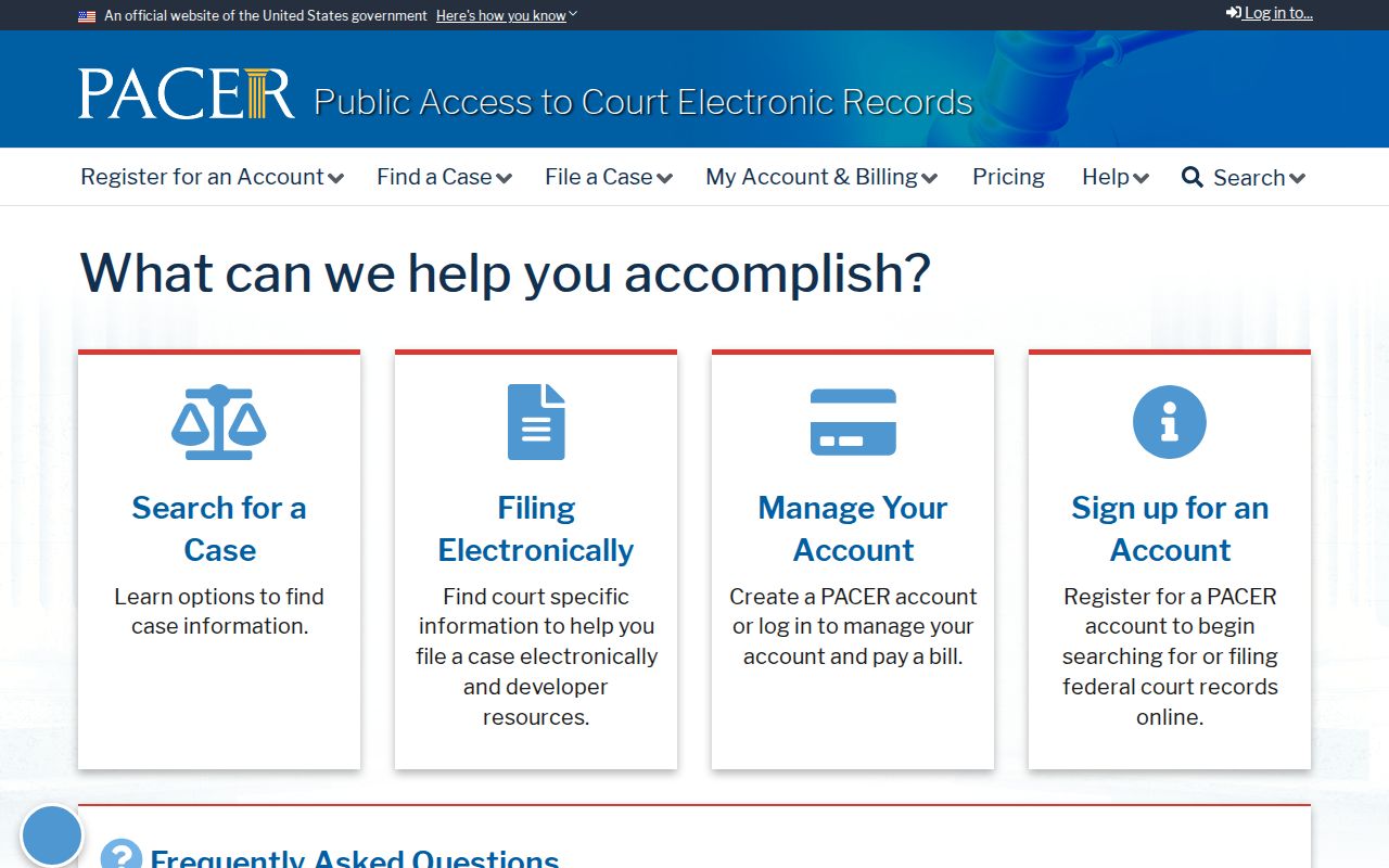 Federal PACER access compared with Cedar County court case records